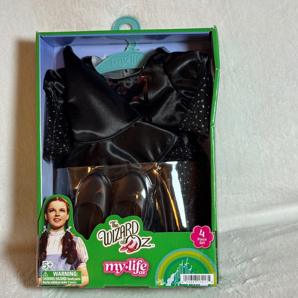 18" Doll My Life As Wizard of Oz Witch Outfit, Hat/Shoes/Dress for American Girl